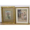 Image 1 : Two Gilt Framed Watercolors
