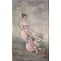 Framed Hand Painted Portrait