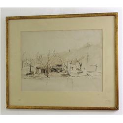 Seymour Remenick, Landscape, Watercolor