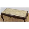 Image 2 : Bronze Mounted Marble Top Coffee Table