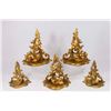Image 1 : 5 Giltwood Rococo Style Wall Brackets