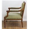 Image 4 : Pair Louis XVI Style Open Arm Chairs