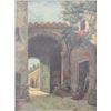 Image 1 : Attrib. to Eugenio Cecconi, Italian Village Scene