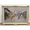 Image 2 : W.E. Vizkalati, Market Scene, Oil on Canvas
