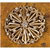 Image 2 : Treen Antique Box with Gold & Diamond Afixed Top