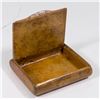 Image 3 : Treen Antique Box with Gold & Diamond Afixed Top