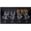Image 1 : 3 Sets of Crystal Glasses