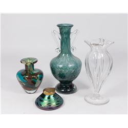 4 Art Glass Pieces