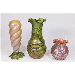 3 Art Glass Pieces