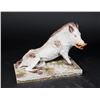 Image 1 : 19th Century Porcelain Figure of Boar