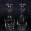 Image 1 : Pair Baccarat Decanters with Stoppers