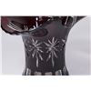 Image 3 : 2 Pieces Bohemian Red Cut-to-Clear Cut Glass