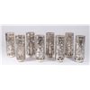 Image 1 : 8 Silver Overlay Lemonade Glasses
