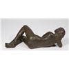 Image 3 : Bronze Sculpture of Reclining Nude Woman