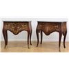 Image 1 : Pair of Marble Top French Style Commodes