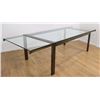 Image 2 : Mastercraft Brass & Glass Dining Room Table