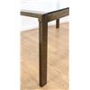 Image 8 : Mastercraft Brass & Glass Dining Room Table