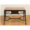 Image 1 : Rouge Marble Top Iron Table