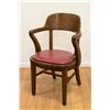 Image 2 : Set 8 Round Back Oak Courthouse Chairs