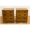 Image 1 : Pair Stickley Mission Oak 3-Drawer Chests