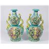 Image 1 : Pair Chinese Ornate Dragon Vases