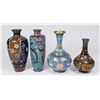 Image 1 : 4 Chinese Cloisonné Vases