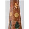 Image 3 : Obelisk Marble Lamp with Inset Stones