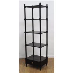 Ebonized 5-Tier Jansen Style Etagere