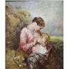 Image 1 : Attributed to J. Barrois, Mother & Child
