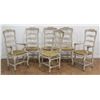 Image 1 : 6 Ladder Back Country French Chairs