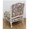 Image 4 : Pair Country French Off-White Open Armchairs