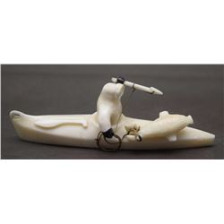 ESKIMO IVORY KAYAK
