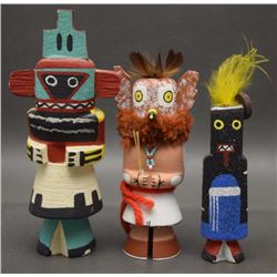 THREE HOPI KACHINA'S