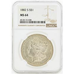 1882-S MS64 NGC Morgan Silver Dollar