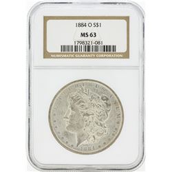 1884-O MS63 NGC Morgan Silver Dollar