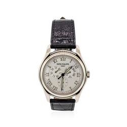 Patek Philippe 18KT White Gold Annual Calendar Automatic Wristwatch