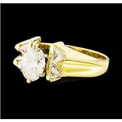 1.45 ctw Diamond Ring - 14KT Yellow Gold