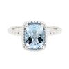 Image 2 : 1.75 ctw Aquamarine Ring - 14KT White Gold