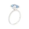 Image 4 : 1.75 ctw Aquamarine Ring - 14KT White Gold