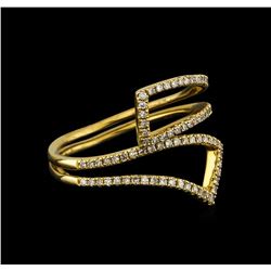 0.24 ctw Diamond Ring - 14KT Yellow Gold