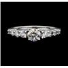 Image 2 : 0.96 ctw Diamond Ring - 14KT White Gold