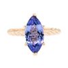 Image 2 : 2.70 ctw Tanzanite Ring - 14KT Rose Gold