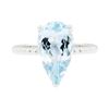 Image 2 : 3.28 ctw Aquamarine Ring - 14KT White Gold
