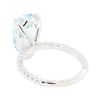Image 3 : 3.28 ctw Aquamarine Ring - 14KT White Gold