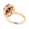 Image 3 : 4.20 ctw Rubellite And Diamond Ring - 14KT Rose Gold