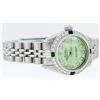 Image 3 : Rolex Stainless Steel Diamond and Emerald DateJust Ladies Watch