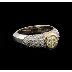 14KT Two-Tone Gold 1.58 ctw Diamond Ring