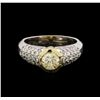 Image 2 : 14KT Two-Tone Gold 1.58 ctw Diamond Ring