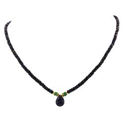 Sapphire and Emerald Necklace