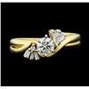 Image 2 : 0.70 ctw Diamond Ring - 14KT Yellow Gold